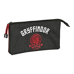 Trousse d'écolier Harry Potter Witchcraft Noir Bordeaux (22 x 12 x 3 cm)