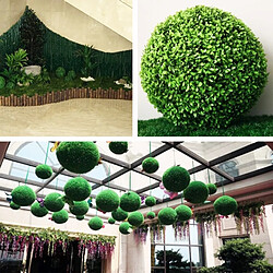 Acheter Wewoo Fleurs Artificielles vert Artificiel Eucalyptus Plante Boule Arbre De Mariage Événement Maison Décoration Extérieure Pendaison Ornement, Diamètre: 9,5 pouces