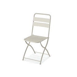 Materiel Chr Pro Chaise de Bistrot Pliable en Métal Breeze - Veba