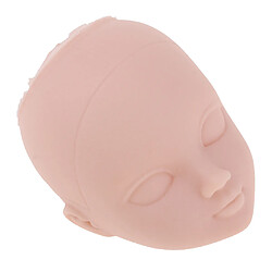 Tête de fille de poupée à rotule pour les parties du corps de poupée BJD 1/6 avec contour des yeux