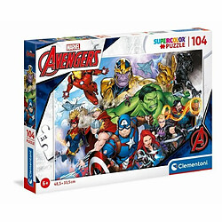 Ludendo Puzzle 104 pièces Supercolor Clementoni - Avengers