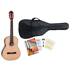 Classic Cantabile Guitare de Concert Starter Set accessoires en 4 pièces 