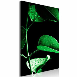 Paris Prix Tableau Imprimé Plant in Black 60 x 90 cm 