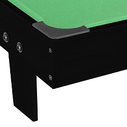 Acheter vidaXL Mini table de billard 3 pieds 92x52x19 cm Noir et vert