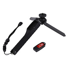 Acheter Wewoo Selfie Stick pour Smartphones, appareils photo numériques, caméras de sport GoPro 3 en 1 trépied portatif autoportrait monopode extensible bâton avec obturateur à distance