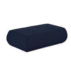 Lisa Design Onyx - pouf d'appoint - en tissu mailles 3D Onyx - pouf d'appoint - en tissu mailles 3D - Bleu