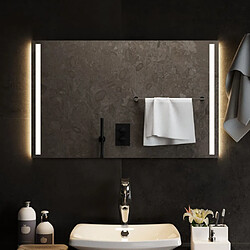 Maison Chic Miroir à LED,Miroir Lumineux LED pour salle de bain,Miroir decoration 80x50 cm -MN57577