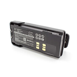 vhbw Li-Ion batterie 2600mAh (7.4V) avec clip de ceinture pour radio talkie-walkie Motorola DP-2400, DP-2600, DP2400, DP2600, XIR P6600, XIR P6620 