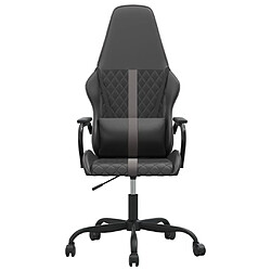 Avis Maison Chic Chaise Gaming | Chaise de jeu Ergonomique | Chaises de Bureau Noir et gris Similicuir -GKD91130