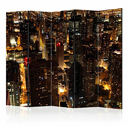 Paris Prix Paravent 5 Volets City By Night Chicago USA 172x225cm 