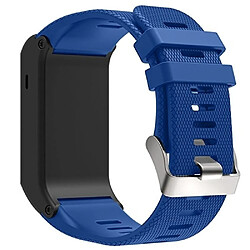 Wewoo Bracelet pour montre connectée Dragonne Sport en silicone Garmin Vivoactive HR Bleu