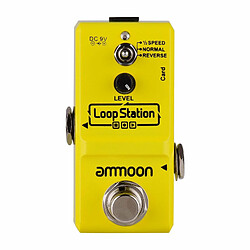 Justgreenbox Loop Station Mini pédale d'effet guitare looper, Jaune 