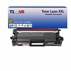 T3AZUR- Toner compatible avec Brother TN 821 XXL pour Brother HL-L9430CDN, HL-L9470CDN, MFC-L9630CDN, MFC-L9670CDN Magenta