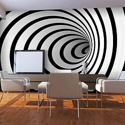 Paris Prix Papier Peint Tunnel 3D Noir & Blanc II 450x270cm 