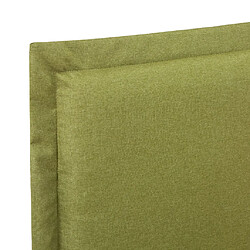 Acheter vidaXL Cadre de lit Vert Tissu 90x200 cm