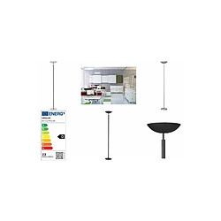 UNILUX Lampadaire à LED DELY 2.0, dimmable, chromé ()