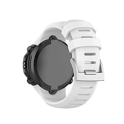 Avis Wewoo Bracelet pour montre connectée en silicone Smart Watch Suunto D6i Blanc