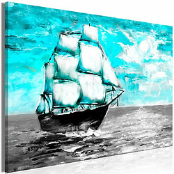 Paris Prix Tableau Imprimé Spring Cruise Wide Blue 80 x 120 cm 