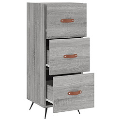 Acheter vidaXL Buffet Sonoma gris 34,5x34x90 cm Bois d'ingénierie