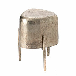 Mes Tabouret 3x31x40 cm en aluminium gris 