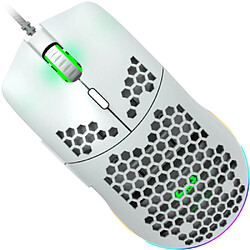 Canyon Puncher Souris Filaire USB Jeu 7 Buttons Lumière LED Blanc 