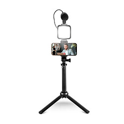 Avis Wi-Light Trépied Vlog Et Livestream Avec Led Et Microphone Vlog 100 Wi Light