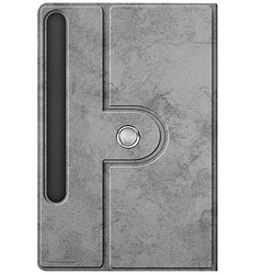 Avizar Étui pour Samsung Tab S9 Plus Support Rotatif Collection Flip Cover Spin Gris