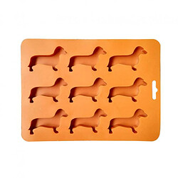 1 Pc Mignon Wiener Chien Glaçon Moule Bac à Glace Bricolage Outils De Cuisson Bonbons Fondant Moule à glaçons mignon