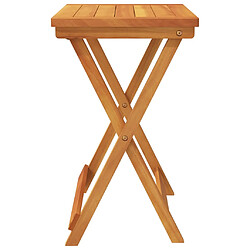 Acheter vidaXL Table pliable de jardin 50x36x60 cm bois d'acacia solide