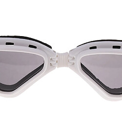 chien en plastique chien chiot uv lunettes lunettes de soleil protection des yeux blanc pas cher