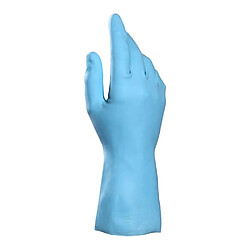 Gants de ménage Mapa latex bleu Vital 117 – Taille 8. - Lot de 10