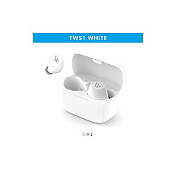 Écouteurs D'Origine Edifier Tws1 Tws Bluetooth 5.0 Aptx Touch Control Ipx5 Écouteurs Ergonomiques Sans Fil Blanc