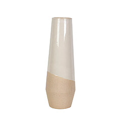 Vase Romimex Blanc Beige Céramique 20 x 80 x 20 cm