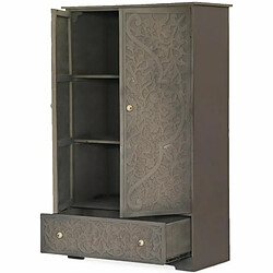 Avis Paris Prix Armoire 2 Portes & 1 Tiroir Ayan 183cm Marron