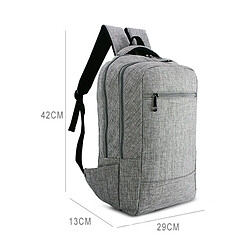 Avis Wewoo Sacoche pour ordinateur portable gris MacBook 15,6 pouces et moins, Samsung, Lenovo, Sony, DELL Alienware, CHUWI, ASUS, HP Sac à dos, taille: 43x28x12cm, à bandoulière à universel multifonctions