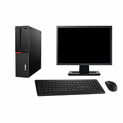 PC Lenovo M800 SFF Ecran 22" Intel G4400 RAM 16Go SSD 2To Windows 10 Wifi - Occasion