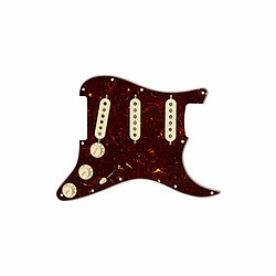 Pre-Wired Strat Pickguard Custom Shop Texas Special Tortoise Shell 11 trous PG Fender