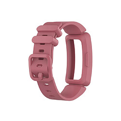 Wewoo Bracelet pour montre connectée Smartwatch avec en silicone Fitbit Inspire HR rouge pastèque 