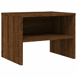 Acheter Maison Chic Tables de chevet 2pcs - Table basse Table de nuit - Chêne marron 40x30x30cm Bois d'ingénierie -MN19673