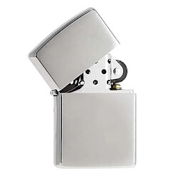 Pack complet Briquet Zippo Brushed avec mèche essence coton et pierres