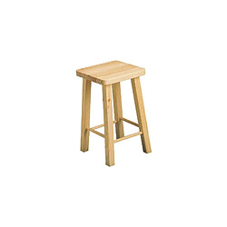 Selection Brico-Travo Tabouret bois vg 27 x 27 x 45