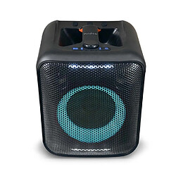 Avis NEDIS Enceinte Bluetooth SONO portable sans fil Stéréo KARAOKE TYPE JBL Effets LED TWS 150W USB MEGA BASS