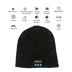 Platyne Bonnet Avec Casque Bluetooth Integree