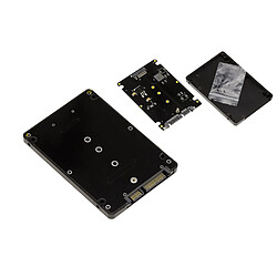 Kalea-Informatique Adaptateur M2 (SATA B Key ou B+M Key) vers SATA Avec boitier au format SATA 2.5 Avec boitier au format SATA 2.5""""