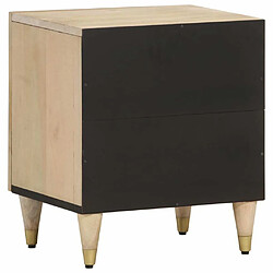 Acheter Maison Chic Table de chevet, Table de Nuit, Meuble de Rangement 40x33x46 cm Bois de manguier solide