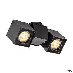 Applique et plafonnier intérieur SLV ALTRA DICE, double, noir, GU10/QPAR51, 2x 50W max 