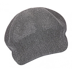 Acheter Mode Béret Chapeau De Soleil Respirant Protection Solaire Casquette De Paille De Plage Gris