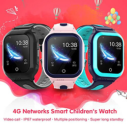 Yonis Montre Connectée Enfant GPS SOS Étanche Rose