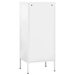 Acheter vidaXL Armoire de rangement Blanc 42,5x35x101,5 cm Acier