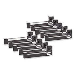 10 x ruban, ruban en nylon, bande d'encrage vhbw pour imprimante matricielle de type Epson C43S015352.